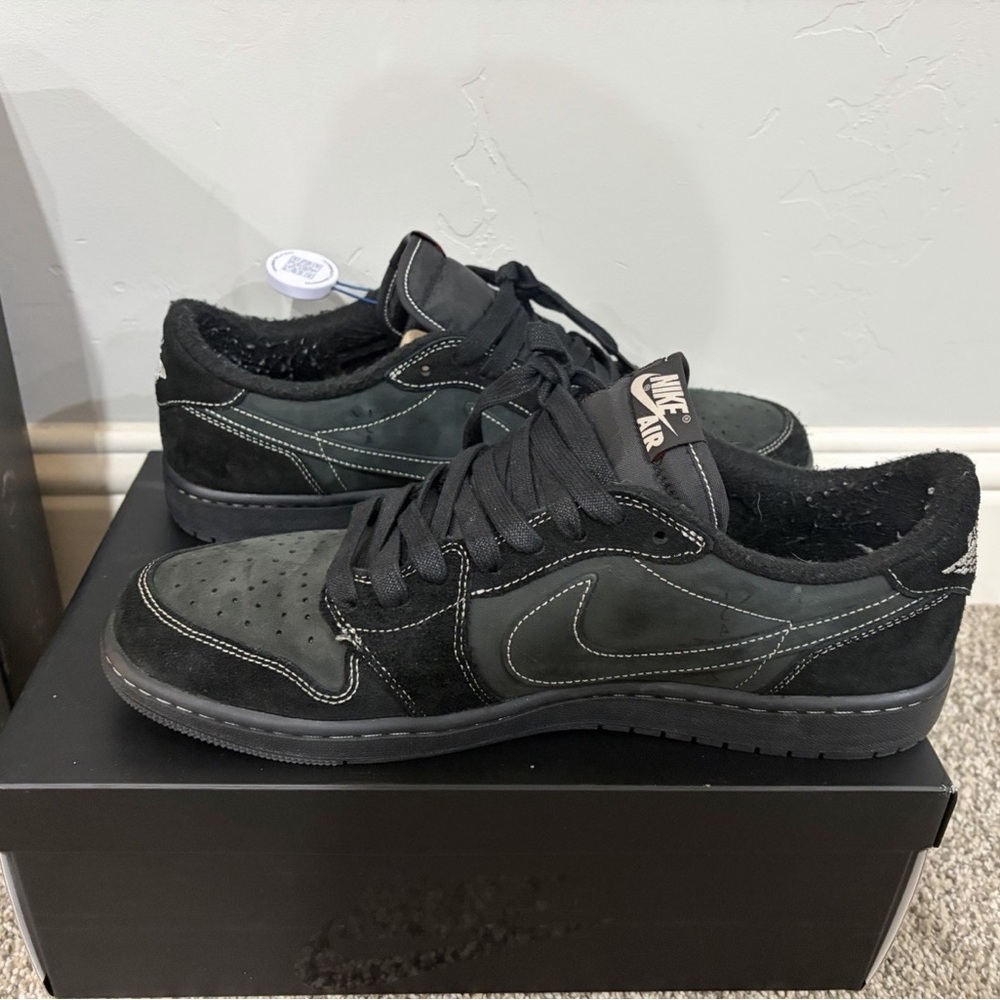Jordan 1 Retro Low OG SP x Travis Scott Black Phantom - Picture 7 of 7